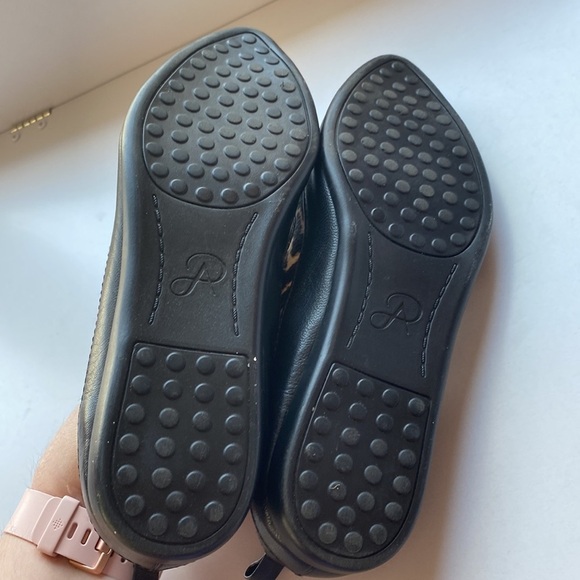 Adrianna Papell Lennox Calf Hair Chevron Pointed Toe Loafers Leather 7.5 37.5 - Picture 6 of 8